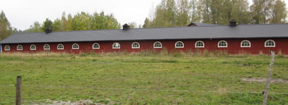 Nybyggt och fräscht stall